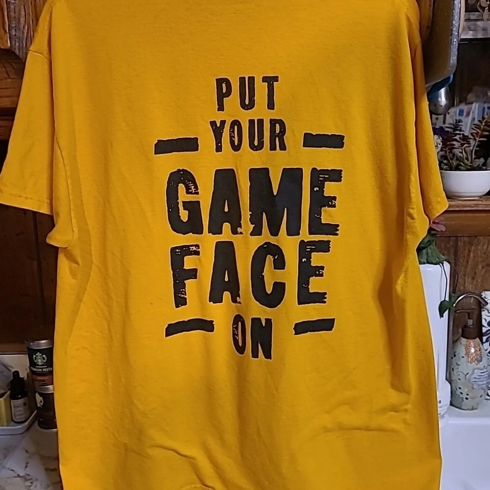 Vintage San Francisco SF 49ers T-Shirt Red & Gold Men's XL Put Your Game Face On